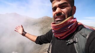 على حافة البركان Volcano 🌋 in Indonesia 🇮🇩