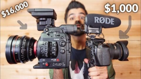 كاميرا 1,000$ vs كاميرا 16,000$ || انسرقت في آخر الفيديو :(