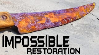 Antique Handmade Butcher’s Knife RESTORATION