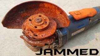 Rusty Jammed Angle Grinder Worst Restoration Ever