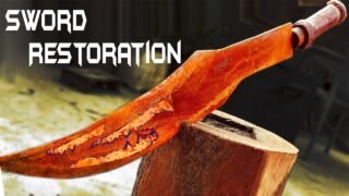 Rusted GREEK SWORD – RESTORATION