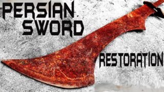 Rusted PERSIAN SWORD – Unbelievable RESTORATION