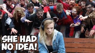 Surprising Strangers With 100 Zombies – Experiment
