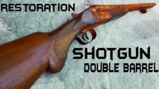 Vintage Double Barrel ShotGun – Impressive RESTORATION