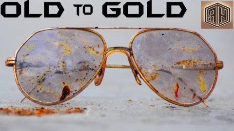 Vintage Italian Sun Glasses – GOLD PLATING Restoration