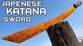 Rusted Japanese KATANA SWORD (kind of) – BEST RESTORATION