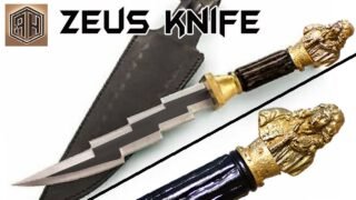 Forging a ZEUS’ KNIFE out of a Rusty Leaf Spring