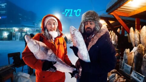 زرت أبرد سوق سمك في العالم (-71°C) 🇷🇺