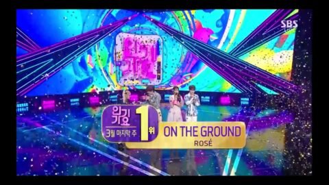 ROSÉ – ‘On The Ground’ 0328 SBS Inkigayo : NO.1 OF THE WEEK