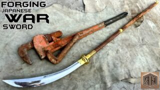 Forging White Beard’s Weapon out of Rusted Pipe wrench