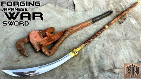 Forging White Beard’s Weapon out of Rusted Pipe wrench