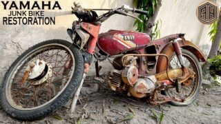 Vintage Rusted Motorcycle Full RESTORATION