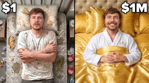 $1 vs $1,000,000 Hotel Room!