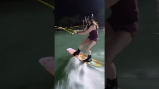 night session 🌙. – IG : jamkt #wakeboarding #wakeboard