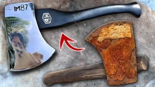WWII MILITARY AXE Restoration – German Army Dropouts