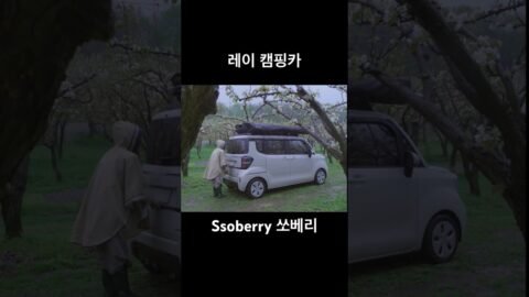 레이 캠핑카로 나홀로 우중캠핑하기 #차박 #camping #우중캠핑 #캠핑카