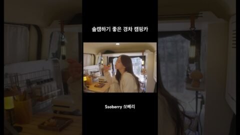 요즘같은 날씨엔 차박이 최고👍 #camping #솔캠 #캠핑카 #차박