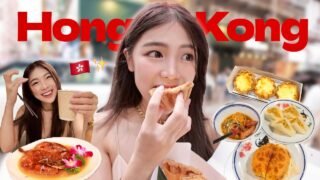Hong Kong Travel Vlog ❤️ MUST EAT FOODS in Hong Kong 48hrs non stop eating!! 🤤