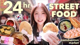 24 HRS FOOD HUNTING IN NAMDAEMUN MARKET 😱🍢🍜🥓🍜🥟