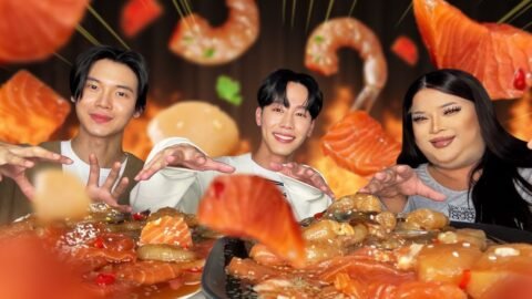 EAT อีส มารูอ้วย | EP.126 ทะเลดอง แต่คลิปไม่ดอง กับสองคนนี่ หยิ่น วอร์และน้องเต้าทึง ร่วมทานอร่อยมาก