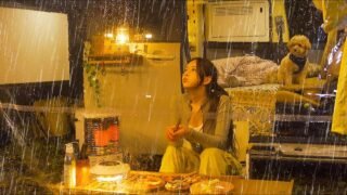 ☔️ 쉴새 없이 내리는 빗속에서 회전 어닝텐트로 차박 캠핑 | 매운김치에 따끈한 수육 그리고 막걸리 | 빗소리 ASMR | 수면유도 영상