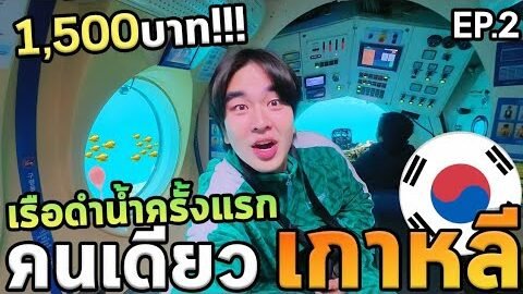 เที่ยวเกาหลีนั่งเรือดำน้ำไฟฟ้า1,500บาทครั้งแรก!!!