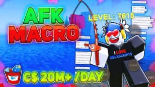 How I got the FASTEST Auto AFK MACRO in Roblox FISCH for FREE