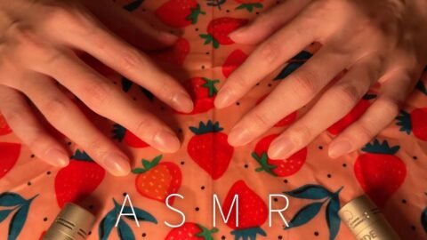 ASMR Finger Tapping & Scratching the Beeswax Wrap(No Talking)