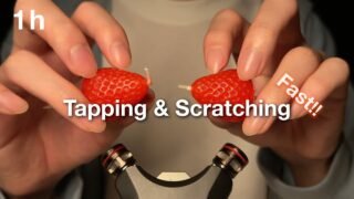 ASMR Brain Tingling Fast Tapping &Scratching | 1 Hour for Sleep (No Talking)