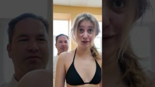 Daria is surprised at the reception! #massage #relax #chiropractor #beautifulgirl