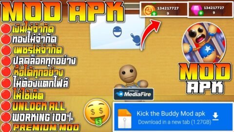 แจกโปรเกม Kick the Buddy [MOD APK] v1.14.151 เงินไม่จำกัด/เพชรไม่จํากัด/ปลดล็อคทั้งหมด/Free Shopping