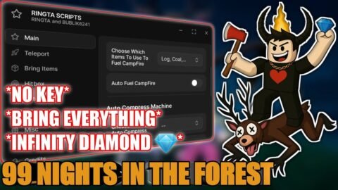 99 Nights In The Forest Script *NO KEY* – Full Tutorial🔦💎
