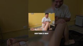 Strong Camilla and a fun welcome! #chiropractor #massage #beautifulgirl #relax #crunch