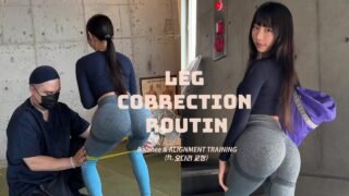 My Legs Look Straighter? 오다리 교정 루틴 낋여왔어요 😆 예쁜 11자 다리를 위해 으쌰!! Leg Correction Routine