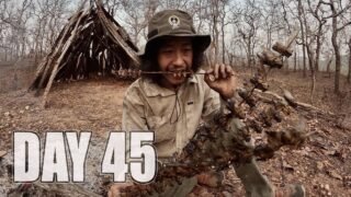 เอาชีวิตรอด DAY 45 อาหารที่หาได้ไม่ยาก ในป่าเต็งรัง.. [ โจโฉ ]