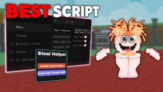 Steal A Brainrot Script *NO KEY* – Invisible, Anti Hit, Anti Steal & More!