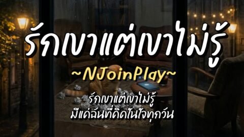รักเขาแต่เขาไม่รู้ – NJoinPlay (เนื้อเพลง)