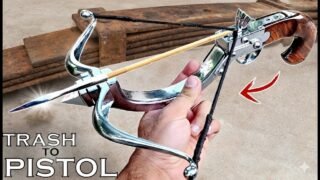 Scrap Forged into a Real Crossbow Pistol