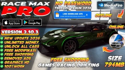 Race Max Pro Mod Apk Version 2.10.3 New 2026 – Unlock All Cars & Free Shopping