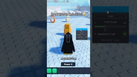 HACKING in Roblox Knockout Script 😭