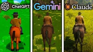 ChatGPT vs Gemini vs Claude Make RDR2 From Scratch