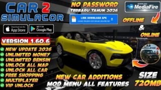 Car Simulator 2 Mod Apk v1.60.6 Terbaru 2026 – Unlimited Everything & Unlock All Cars