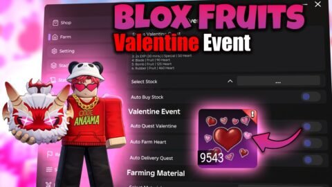 [❤️ Event] Blox Fruits Script | NO KEY – Auto Farm Valentine Event , Auto Hearts , Sea Event (SAFE)