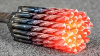 Forging Dozens of Drill Bits into a Razor Sharp Machete