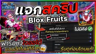 แจกสคริป Blox Fruits มือถือ อัปเดตใหม่ ออโต้ฟาร์มหัวใจวาเลนไทน์ ลงดัน ฟาร์มเวล RedZ HUB [ไม่มีคีย์]💖