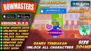 Bowmasters Mod Apk v11.0.0 Terbaru 2026 – Unlimited Everything & Unlock All Characters