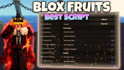 Blox Fruits Script | NO KEY – Auto Farm, Auto Raid , Auto Mastery , Race V4 + More!!