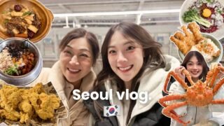 Seoul Travel Vlog 🇰🇷 | Family Trip in Korea 带家人在首尔旅游 Vlog ✨ Street Food, Cafes & Must-Visit Places