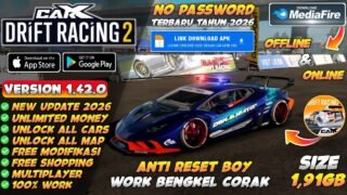 CarX Drift Racing 2 Mod Apk v1.42.0 Terbaru 2026 – Unlimited Money & Unlock All Cars No Reset