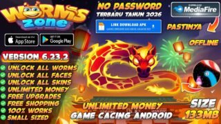 Worms Zone.io Mod Apk Terbaru 2026 v6.23.2 – Unlimited Money & Unlock All Worms